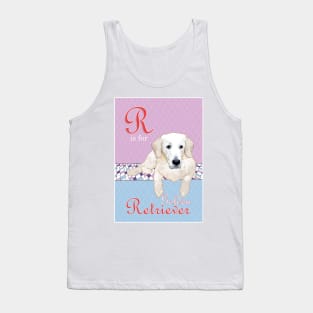 R is for (Golden) Retriever Tank Top